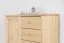 Commode en bois de pin massif, naturel Junco 155 - Dimensions 140 x 90 x 42 cm (h x l x p)