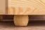 Coffre en bois de pin massif, naturel 004 - Dimensions 47 x 43 x 67 cm (H x L x P)