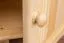 Armoire-TV Maison de campagne Bois massif Couleur: Naturel 55x156x47 cm