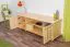 Armoire-TV Maison de campagne Bois massif Couleur: Naturel 55x156x47 cm