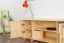Armoire-TV Maison de campagne Bois massif Couleur: Naturel 55x156x47 cm
