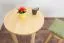 Ronde Bois massif Table à manger 60x60 cm Pin massif, Couleur: Naturel