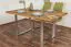 Table à manger Wooden Nature 414 | Chêne massif huilé | Plateau rustique | 160 x 90 cm