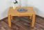 Table basse en pin massif finition couleur érable Junco 484 | 90 x 60 x 50 cm | Design moderne et robuste
