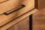 Vitrine Kumeu 53, en bois de hêtre massif huilé - Dimensions : 125 x 97 x 45 cm (H x L x P)