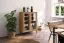 Vitrine Kumeu 52 | Chêne sauvage massif huilé | 125 x 97 x 45 cm | Design premium