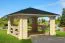 Pavillon Lugauer - 70 mm madriers, Surface : 14,4 m², Toit en pavillon