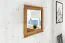 Miroir Tasman 26, chêne sauvage massif huilé - Dimensions : 80 x 80 x 2 cm (H x L x P)