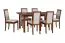 Chaise de salle à manger Oideum - Couleur Chêne, rembourrage beige, coussin en mousse T-25, bois de hêtre massif, aspect classique, grand confort, bois robuste