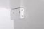 Mur de salon Kongsvinger 56, Couleur : Chêne Wotan / Blanc brillant - Dimensions : 180 x 280 x 40 cm (H x L x P), avec grand espace de rangement