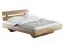 Lit double Cortinadal 03 chêne massif huilé - Couchage : 180 x 200 cm (l x L)
