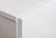 Mur de salon Volleberg 33, Couleur : Blanc - Dimensions : 140 x 250 x 40 cm (H x L x P), avec une tablette murale