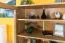 Vitrine en chêne massif naturel Aurornis 12 | 200 x 142 x 40 cm | Design moderne et chaleureux