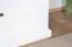 Vitrine Lotofaga 10, Couleur : Blanc / Noyer - 200 x 101 x 48 cm (H x L x P)
