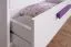 Chambre d'enfant - Commode Walter 08, couleur : blanc brillant / violet - 85 x 80 x 40 cm (H x L x P)