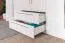 Armoire brillant avec cadre, Couleur: Blanc / Blanc - Dimensions: 226 x 277 x 60 cm (H x L x P)