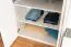 Chambre à coucher - Armoire, Couleur: Blanc / Blanc brillant - 224 x 272 x 56 cm (H x L x P)