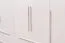 Armoire à portes battantes Siumu 35 | Blanc & Blanc brillant | 224 x 272 x 56 cm | Design moderne