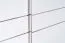 Armoire de vestiaire Blanc brillant, Dimensions: 224 x 272 x 61 cm (H x L x P)