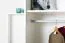 Armoire de vestiaire Blanc brillant, Dimensions: 224 x 272 x 61 cm (H x L x P)