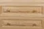 Commode en bois de pin massif, naturel 015 - Dimensions 78 x 80 x 42 cm (h x l x p)