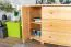 Commode en bois de pin massif naturel 057 - Dimensions 78 x 140 x 47 cm (h x l x p)