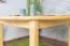 Table en bois de pin massif naturel 003 (ronde) - diamètre 120 cm