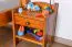 table de nuit en pin massif et chêne Junco 132 - Dimensions : 45 x 34 x 29 cm (H x L x P)