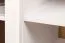 Vitrine Segnas 18, Couleur : Pin blanc / Chêne brun - 198 x 140 x 43 cm (H x L x P)