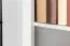 Bibliothèque Segnas 12, Couleur : Pin blanc / Chêne brun - 198 x 90 x 43 cm (H x L x P)