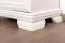 Vitrine Sentis 11, Couleur : Pin blanc - 136 x 158 x 46 cm (h x l x p)