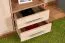 Commode Curug 10, Couleur : Chêne / Hêtre clair - Dimensions : 113 x 90 x 34 cm (H x L x P)