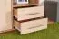 Commode Curug 10, Couleur : Chêne / Hêtre clair - Dimensions : 113 x 90 x 34 cm (H x L x P)