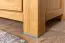 Commode / sideboard stable en chêne partiellement massif Balsa 03, avec six tiroirs spacieux, huilé / ciré, naturel, compatible avec les robots d'aspiration et de nettoyage, 87 x 219 x 47 cm
