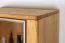 Vitrine Jussara 02, Couleur : Nature, Chêne partiellement massif - 150 x 124 x 42 cm (H x L x P)