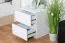 Table de chevet Alard 10 blanc | 2 tiroirs | 49 x 40 x 40 cm | Design moderne pour chambre d’ado