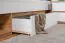 Lit junior Alard 09 | Chêne / Blanc | 90 x 195 cm | Design moderne | Rangement intégré