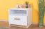 Table de chevet ado Dennis 12 | Esche / Blanc | 51 x 45 x 35 cm | 1 tiroir, design moderne