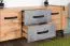 Meuble TV Atule 07, Couleur : Chêne / Gris - Dimensions : 57 x 135 x 42 cm (H x L x P)