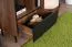 Étagère Mairenke 10 | Noyer & Noir mat | 191 x 59 x 40 cm | Design moderne et harmonieux