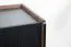 Commode Mairenke 05, Couleur : Noyer / Noir mat - Dimensions : 79 x 150 x 40 cm (H x L x P)