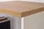 Table de nuit Panduros 15 | Kiefer blanc & chêne brun | 51 x 45 x 40 cm | Design moderne