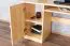 Bureau pin massif bois massif naturel Junco 187 - dimensions 75 x 140 x 55 cm