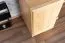 Bureau pin massif bois massif naturel Junco 187 - dimensions 75 x 140 x 55 cm