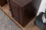 Bureau en pin massif massif couleur noyer Junco 192 - dimensions 75 x 100 x 55 cm