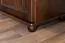 Commode classique en bois massif Junco 163, pin, couleur noyer, 100 x 140 x 42 cm, avec 6 tiroirs et 4 compartiments, montage simple et rapide