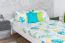 Lit enfant blanc en bois massif | Design moderne | Sommier inclus | 140 x 200 cm | Montage facile