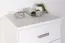 Commode blanche Columba 19 | Pin massif | 4 tiroirs | 101 x 60 x 50 cm | Design moderne et finition haut de gamme