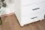 Commode blanche Columba 19 | Pin massif | 4 tiroirs | 101 x 60 x 50 cm | Design moderne et finition haut de gamme