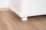 Commode blanche en pin massif Columba 02 | 1 tiroir, 3 niches | 123 x 80 x 50 cm | Montage rapide | Longévité